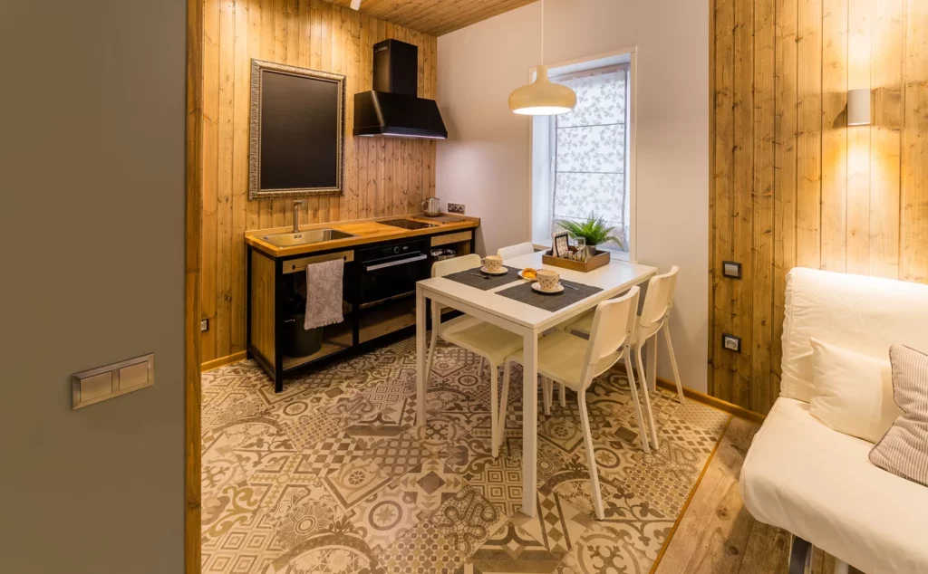 Un petit appartement aménagé par un décorateur d'intérieur à Angers