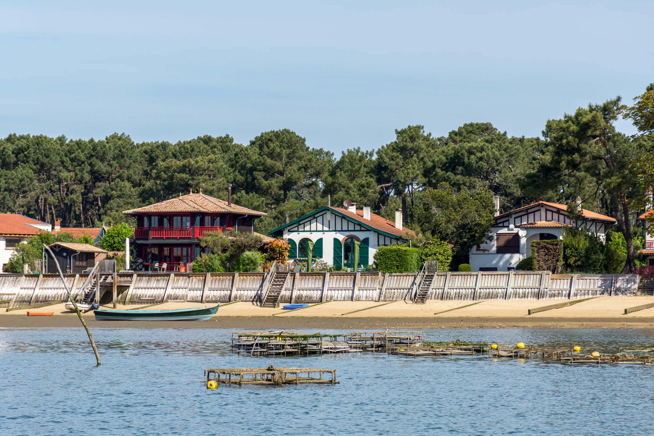 Vue sur le bassin d'Arcachon où vous trouverez une maison à rénover Cap Ferret.