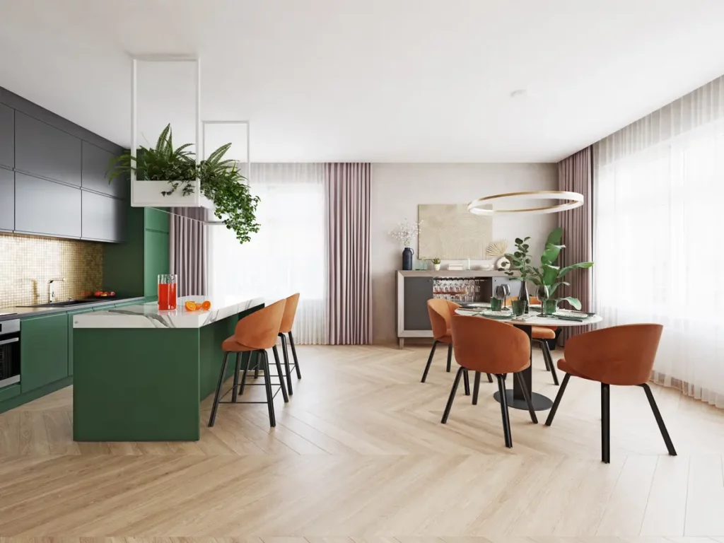 Un intérieur parfaitement rénové par une entreprise rénovation bordeaux