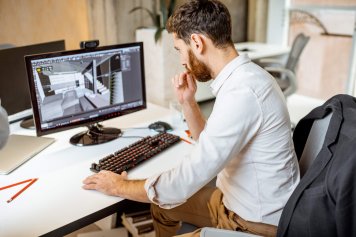 Un architecte décorateur d'intérieur