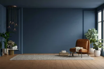 Vue sur un séjour réaménagé par un décorateur d'intérieur.